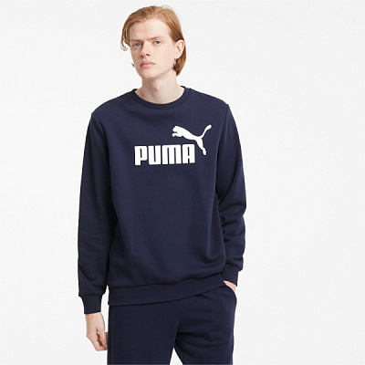 Джемпер Puma ESS Big Logo Crew 58667806 р. 2XL синій