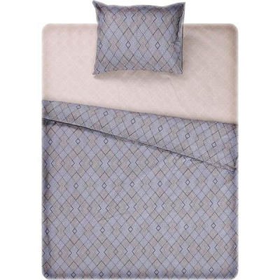 Комплект постільної білизни Верона 1.5 фіолетовий із сірим UP! (Underprice)