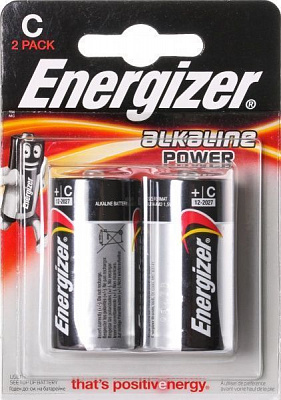 Батарейка Energizer Power С E93 C (R14, 343) 2 шт. (E300152100)