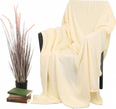 Плед Cannoli Cream 160x200 см кремовый La Nuit 