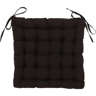 Подушка на стілець Indigo стьобана серія Gabi 38х38х5 см коричнева