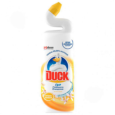 Средство для чистки унитаза Туалетный утенок 5 в 1 Цитрусовый 