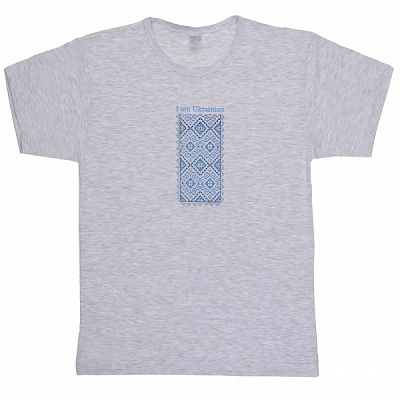 Футболка для хлопчиків Татошка 0601301вср р.152 сірий меланж