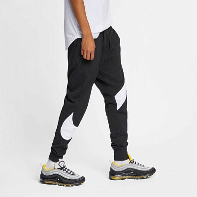Брюки Nike M NSW HBR PANT FT STMT AR3086-010 р. 2XL черный
