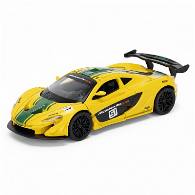 Автомодель TechnoDrive 1:24 McLaren P1 yellow 250943MLP1YW