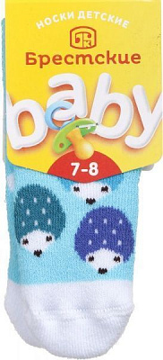 Шкарпетки дитячі Брестские Baby 3060 891 р.7-8 лазурний