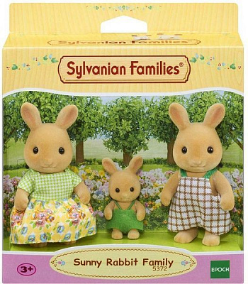 Ігровий набір Sylvanian Families Sylvanian families Сім'я сонячних кроликів (5372)