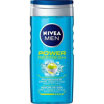 Гель для душа Nivea Ментол Заряд Бодрости 250 мл