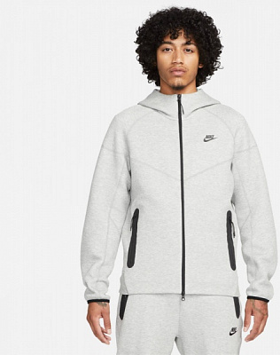 Джемпер Nike M NK TCH FLC FZ WR HOODIE FB7921-063 р.2XL серый