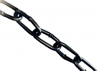 Цепь длиннозвеньевая 8 мм 1 м без покрытия