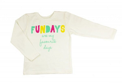 Реглан для девочки Luna Kids р.110 молочный 