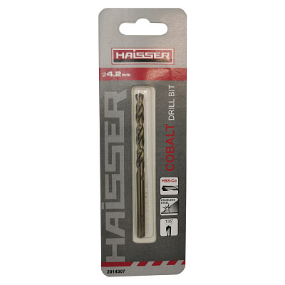 Свердло по металу Haisser 2014307 Industrial 4.2х43х75мм 1 шт. 115867