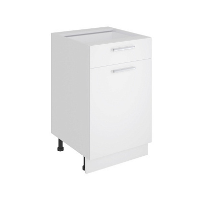 Тумба нижняя Алина Н 50/85 (1д1я) белый/белый Сокме