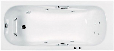 Ванна акрилова EGO Kronos 170х75 з г/м 6 компл. с ручками