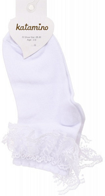 Шкарпетки для дівчаток KATAMINO K22032 р.5-6 білий