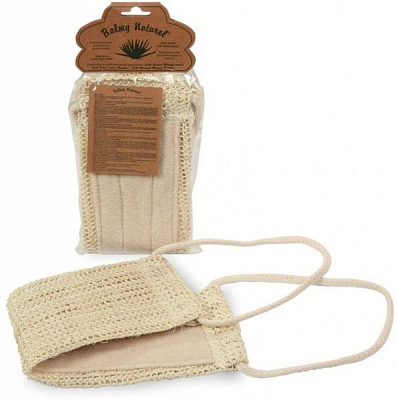 Мочалка Balmy Naturel масажна з махри і сизалю 11509