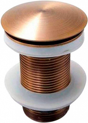 Донный клапан EGO (clik clak) для умивальника латунный A-2005K