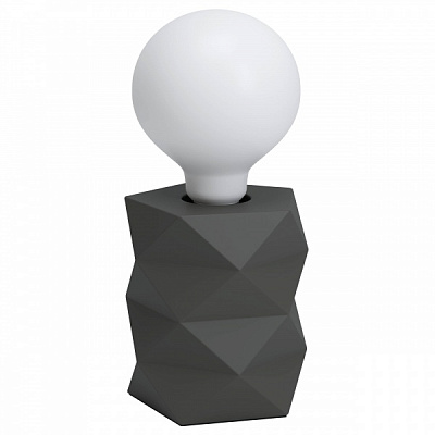 Настольная лампа декоративная Eglo 1x60 Вт E27 антрацит 98859 