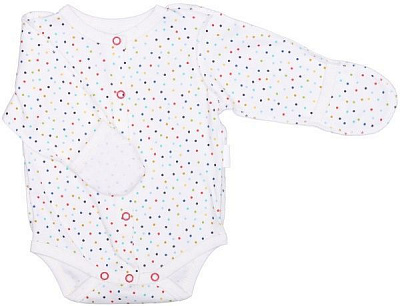 Боді дитяче Маленькие люди 1004-125 р.50 білий із малюнком