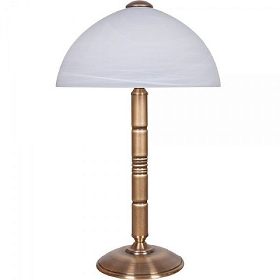 Настольная лампа Фабрика Світла Опера 2x60 Вт E14 латунь ННБ 020-2х60-324 