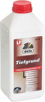 Грунтовка глубокопроникающая Dufa Tiefgrund 1:4 D14 2 л