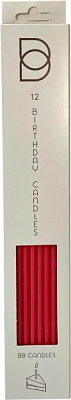 Свічки для торта BB CANDLES ripe cherry 25 см 12 шт.