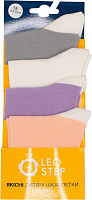 Комплект носков для девочек Leostep Pastel Light р. 20 в ассортименте 