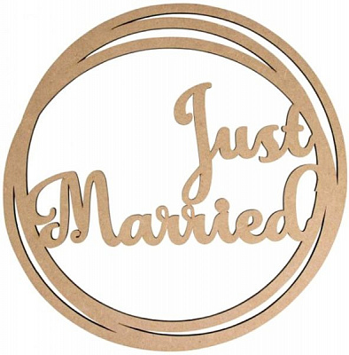 Заготовка Just married 281301 Rosa Talent 
