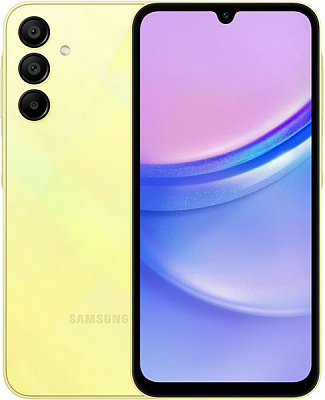 Смартфон Samsung Galaxy A15 4/128GB yellow (SM-A155FZYDEUC)