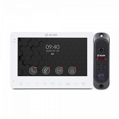 Комплект видеодомофона Atis BCOM BD-780M White Kit box 215041