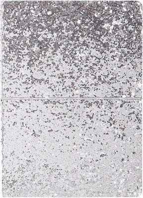 Блокнот Гламур А5 96 арк. срібний