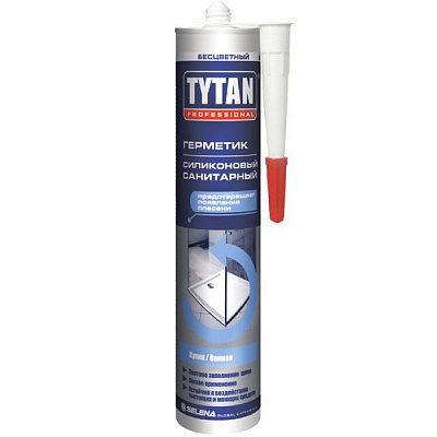 Герметик Tytan 36 силиконовый санитарный 310 мл белый