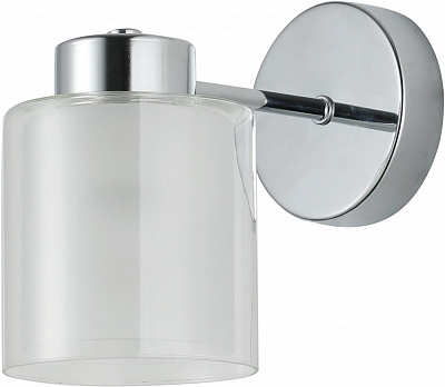 Світильник настінний Sensio Circinus 40 Вт E27 хром/білий ALG-07561/1W