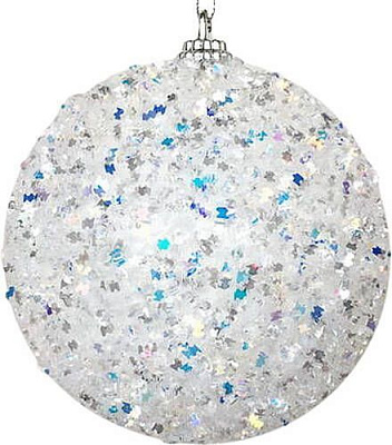 Куля пінопластова Блискітка 8 см білий