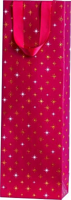 Пакет подарочный Corona red 12x8x37 см STEWO