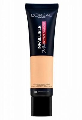 Тональний крем L'Oreal Paris Infaillible 24 135 Radiant Vanilla 30 мл