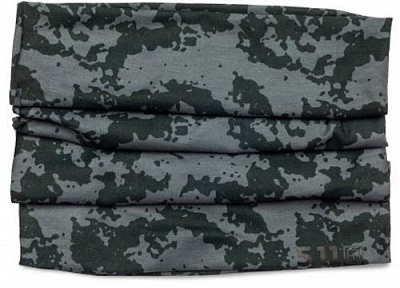 Мультифункціональний головний убір 5.11 Tactical 89471-266 Halo Neck Gaiter [266] Stealth black