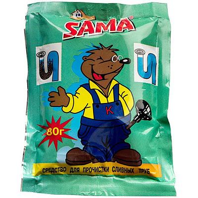 Гранули для чищення труб Мистер Крот 80 г