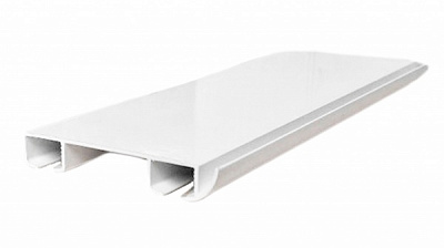 Карниз стельовий АЛЮТЕРРА БР-20 люкс d2500 мм 250 см білий 1 шт.