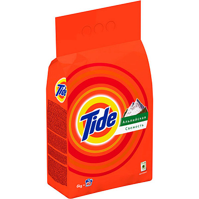 Стиральный порошок для машинной стирки Tide Альпийская свежесть 6 кг