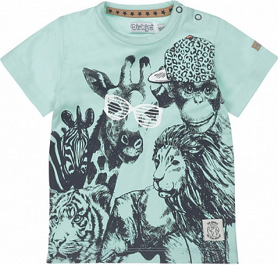 Футболка для хлопчиків Dirkje р.80 м'ятний T46726-35