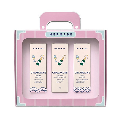 Набор унисекс Mermade Lip Care Set Champagne
