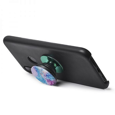 Держатель для телефона Pop Beauty В настроении Luxe Cube белый с розовым