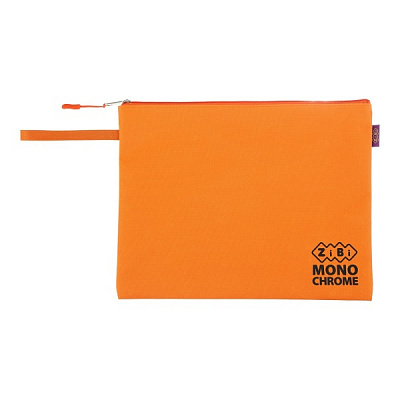 Папка на блискавці А5 Монохром 24,5x20x1 см помаранчева ZB.705550-11 ZiBi