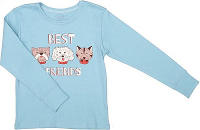 Пижама для мальчиков Фламинго Собачки р.122 ментоловый 249-222-13 