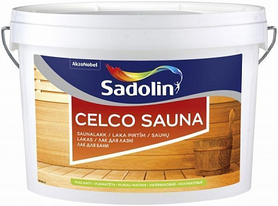 Лак для лазні Celco Sauna Sadolin напівмат 2,5 л