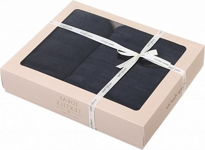 Набір рушників махрових 38x30 см 7016 антрацит