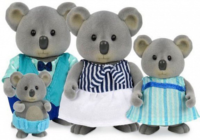 Игровой набор Li'l Woodzeez Семья Коал 6155M 