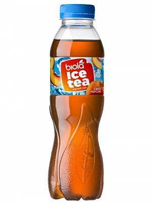 Чай Біола Черный со вкусом персика 0,5 л (4820010894651) 