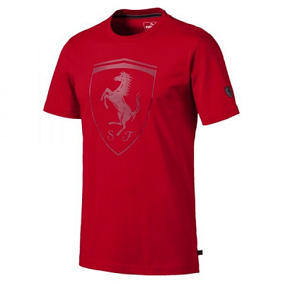 Футболка Puma Ferrari Big Shield Tee 59540802 S червоний